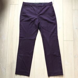 Banana Republic Ryan Straight Pants in Purple Size 8